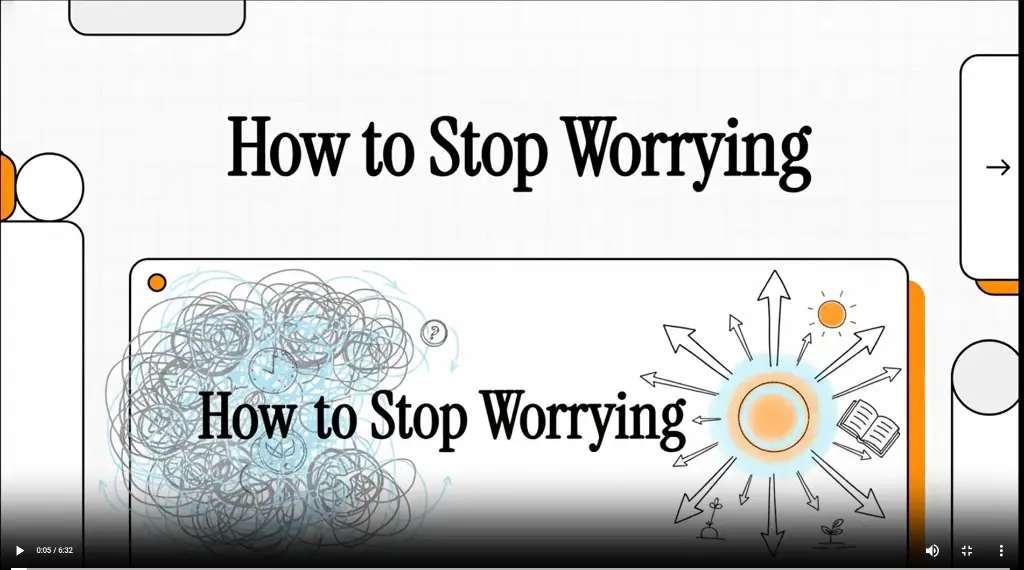 How to Stop Worrying and Start Living